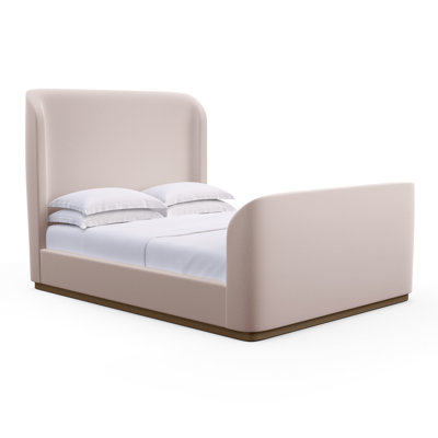 Barrow Upholstered Wingback Bed