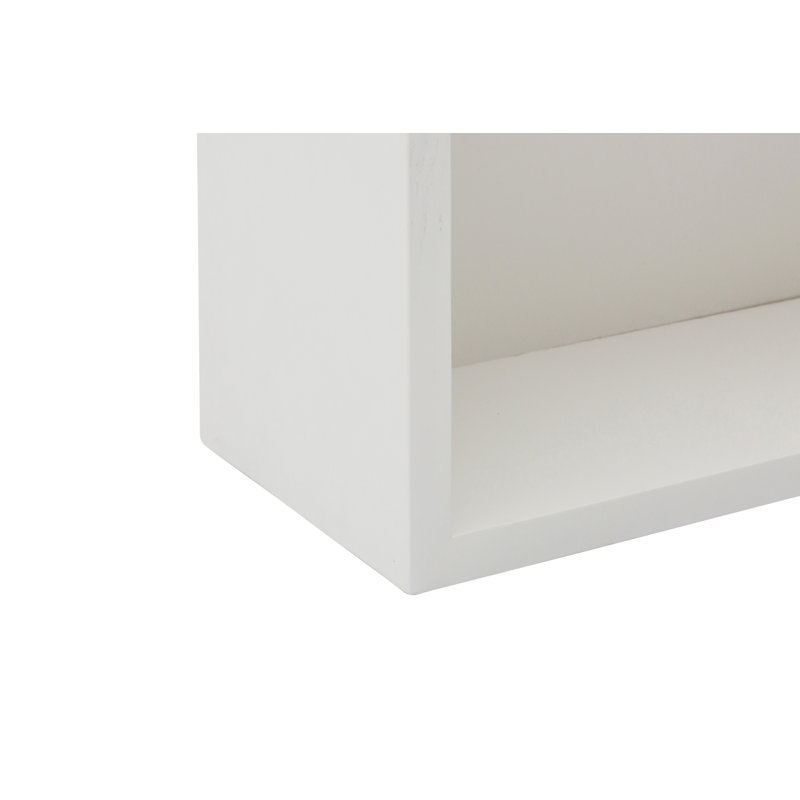 Alecto 80cm H x 40cm W Cube Bookcase, White