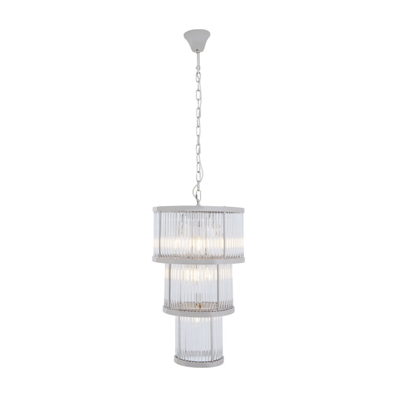 Conerly 8 - Light Drum Chandelier, Nickel