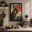 Donkey with Rising Sun Japandi - Wrapped Canvas-1874338282-1874338287