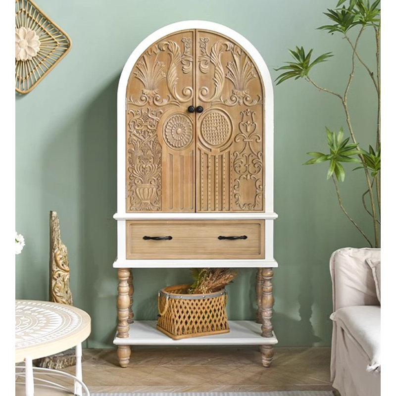 Light Luxury Large Capacity Multi-Functional Console Table