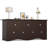 5-drawer 52'' W Double Dresser, Modern Retro With Large Capacity-1591187288