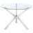 Isolde Chrome 41-inch Dining Table