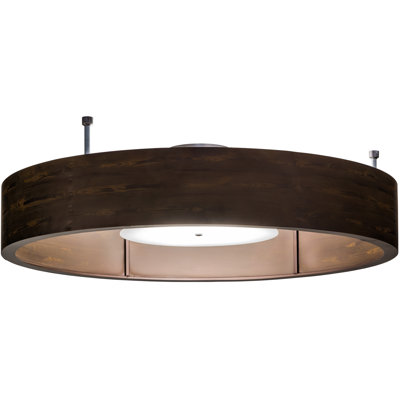 Hickory 12 - Light Mahogany Unique/Statement Pendant
