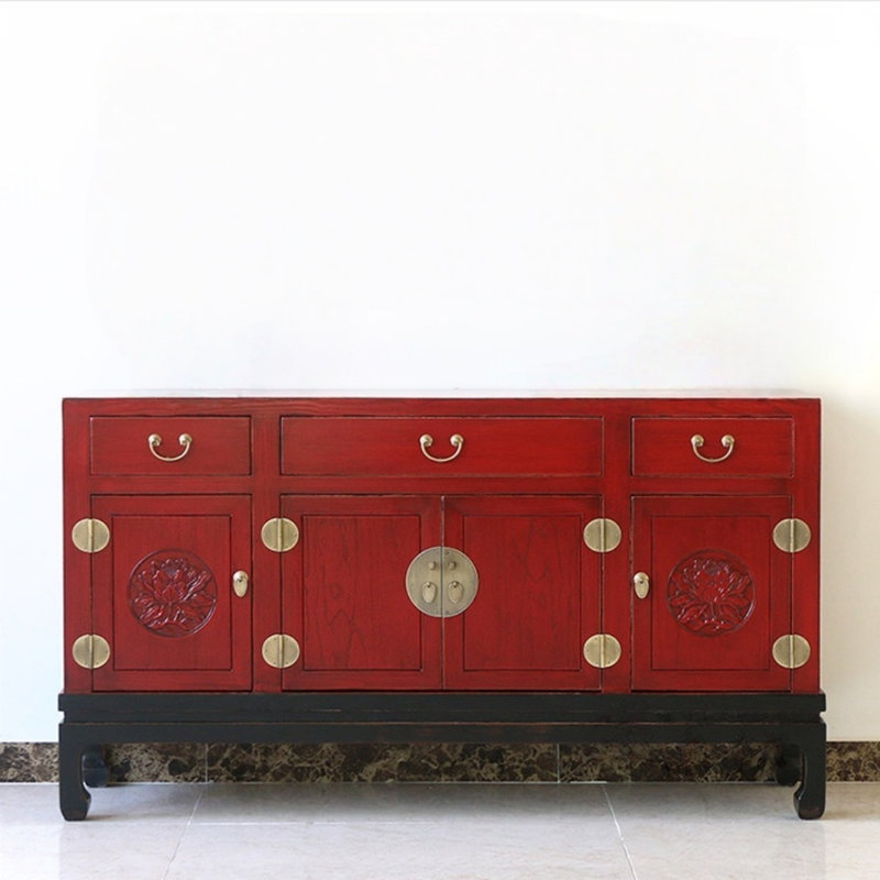 Meuble télé Minimalist Creative, Rouge