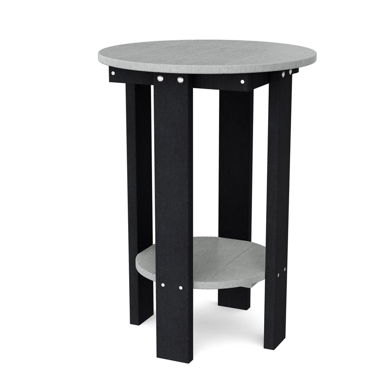 Table de balcon Heritage, Gris clair / noir