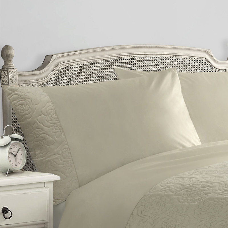 Andile Floral Duvet Cover Set, Single Duvet Cover Set, Taupe