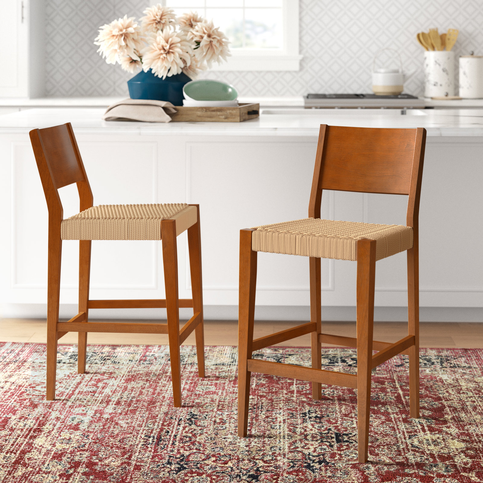 Corrine " Bar Stool, Brown, Bar stool (30" Seat Height)