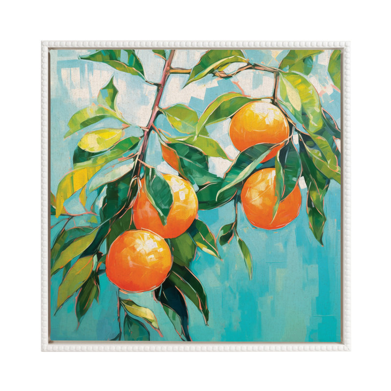 Orange Tree by The Creative Bunch Studio Framed Canvas Wall Art Print