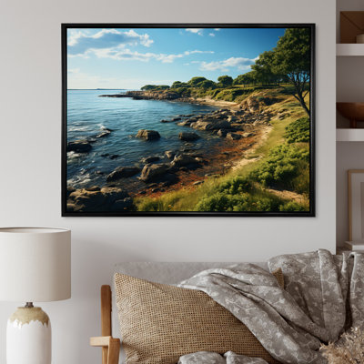 Rhode Seashore Island Landscape - impression