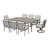 Houghton Colby Aluminum Patio Dining Set With 2 Swivel Dining Chairs, Dining Chairs And Washable Cushions-111157882-108193742