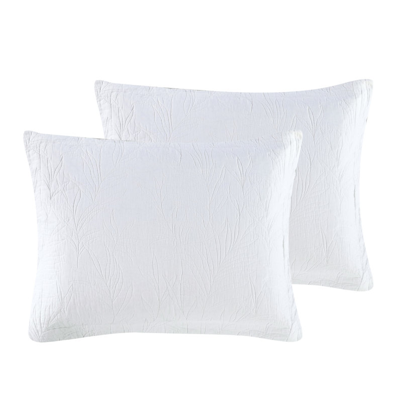 Tommy Bahama Solid Costa Sera 100% Cotton Envelope Sham, Standard/Twin, White