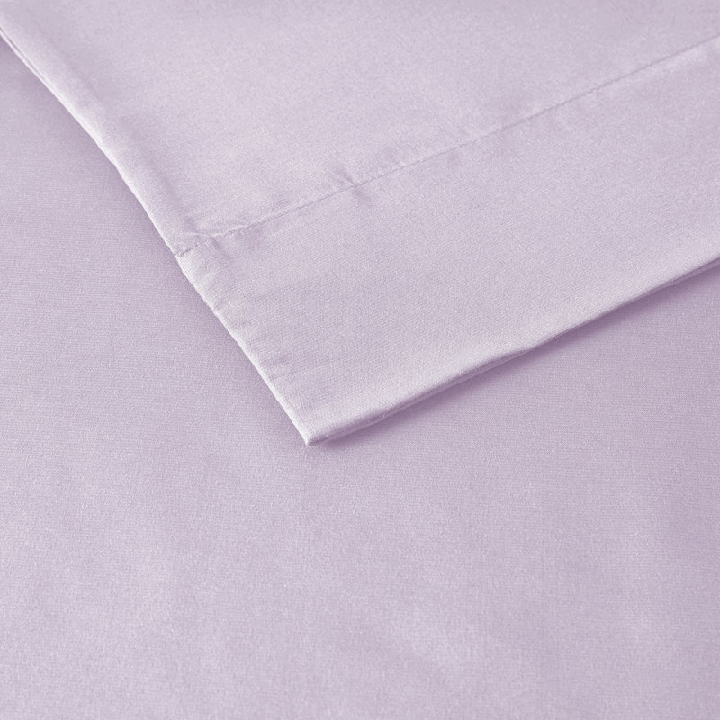Ensemble de draps toutes saisons Intelligent Design, Ensemble de draps lit simple + 1 taie d'oreiller, Lavande