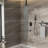 Oil Rubber Bronze Shower With Waterfall Spout & Rainfall Ceiling Mount Tub Feature --118767963