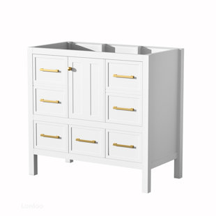 High-Quality Freestanding Bathroom Vanity with Abundant Storage and Soft-Closing Mechanism