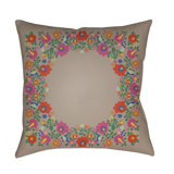 Floral Indoor/Outdoor Throw Pillow