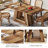 63" Dining Table For 4 With Sturdy Base-1911699180