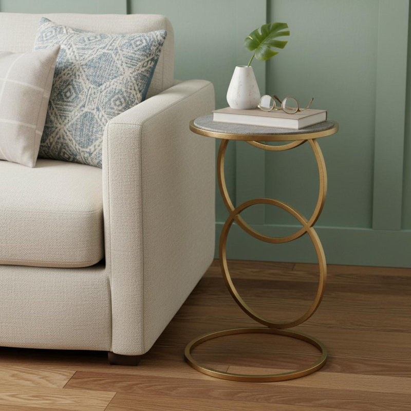 Menga Marble Top End Table