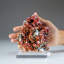 Vanadinite Crystal Cluster on Matrix from Mibladen, Atlas Mountains, Khénifra Province, Morocco