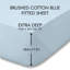 Brushed Cotton Fitted Sheet-15270023-15270025