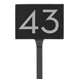 Floating 1-Line Lawn Address Sign