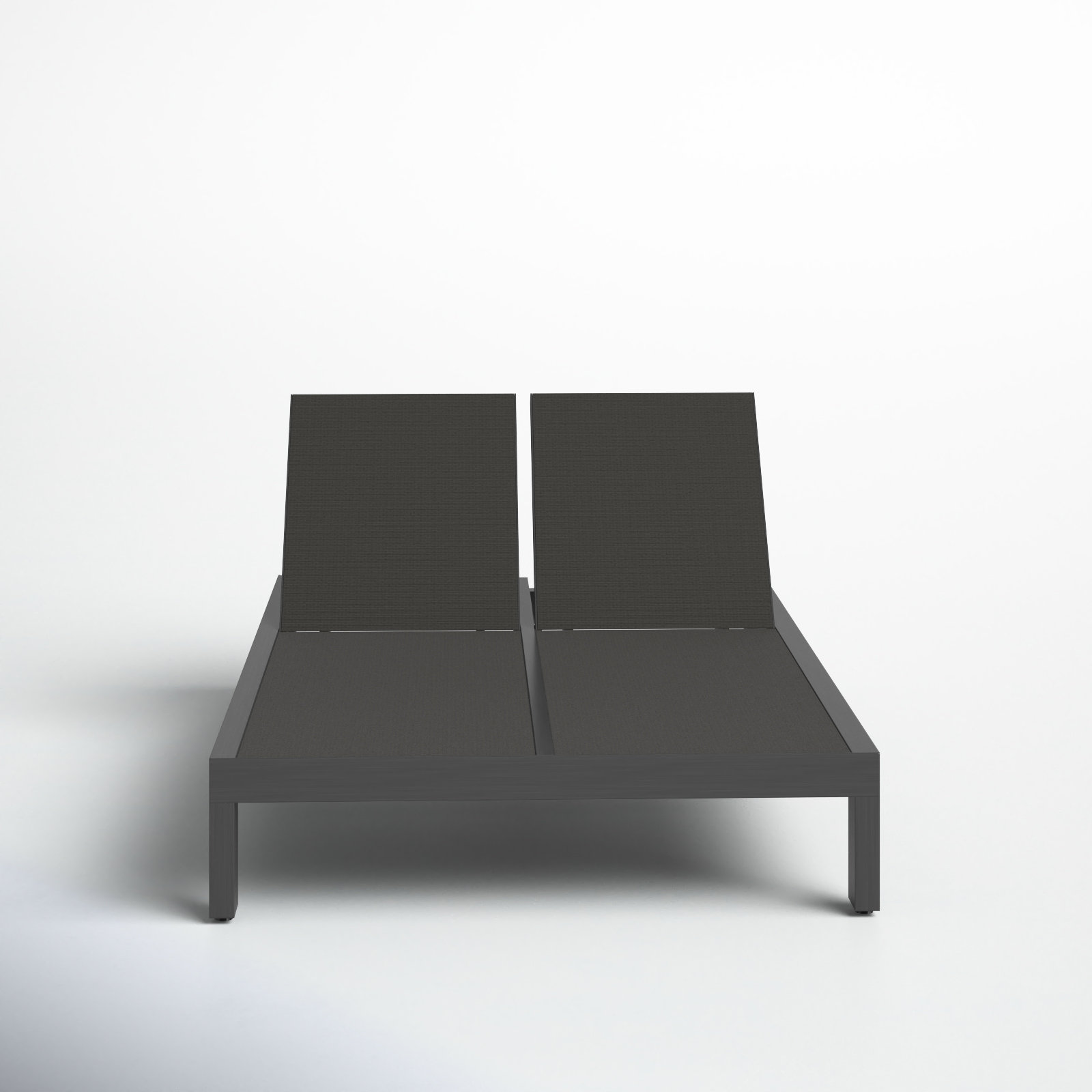 Georgie 55" Patio Double Chaise Lounge