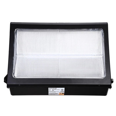 Commercial 120W LED Wall Pack Light 5000K Waterproof UL Listed Outdoor Security Fixture