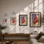 Suspended Combat Art Deco - Print-1668250646-1668250644