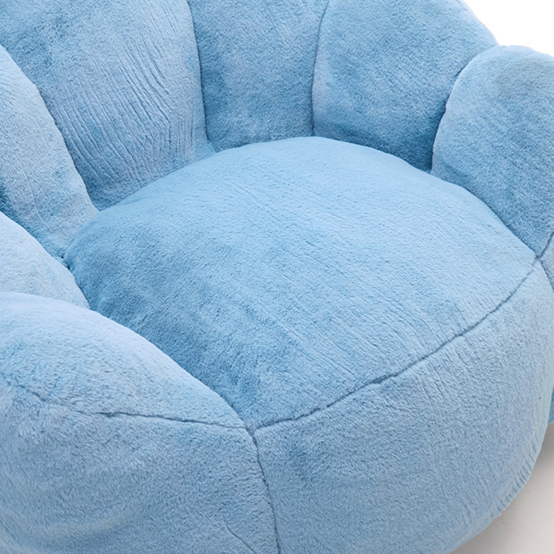 Canapé à compression pour adultes avec anneau à tirer pouvant être facilement déplacé sans installation convenant à divers environnements tels que le salon, la chambre à coucher, etc. Détendez-vous et profitez de la vie, bleu