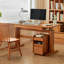Bureau rectangulaire en bois massif Cerise-897419549