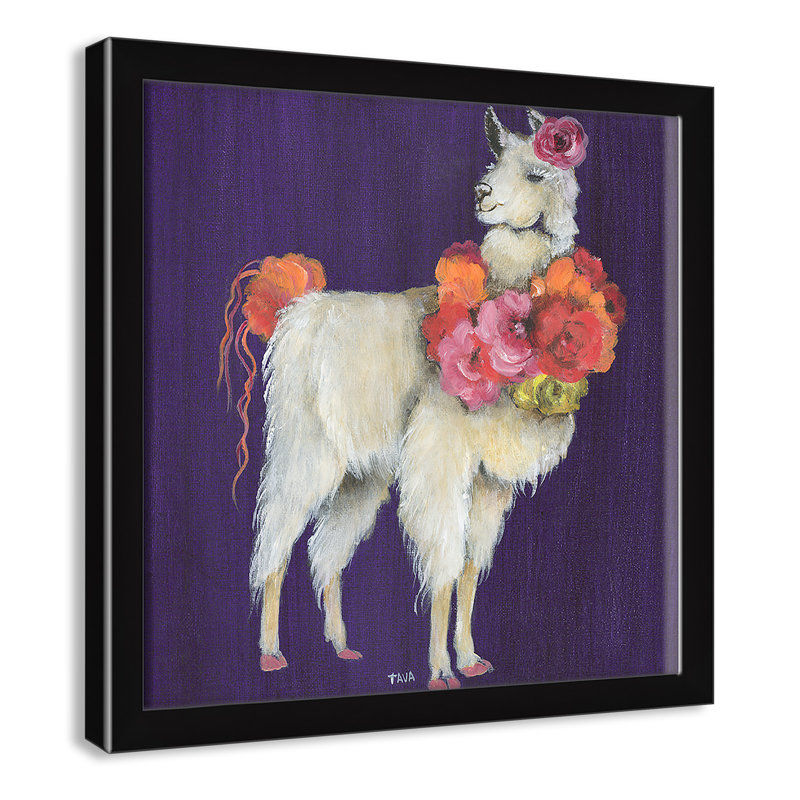 Art sur toile little, H 13 po x l 13 po x P 1,18 po, Cadre blanc