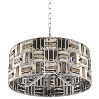 Plafonnier semi-encastré Modello 6 LT Chrome