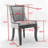 Ultra Side Dining Chair, Thickened Fabric Chairs With Neutrally Toned Solid Wood Legs, Nail Head, Set Of 2-131967901