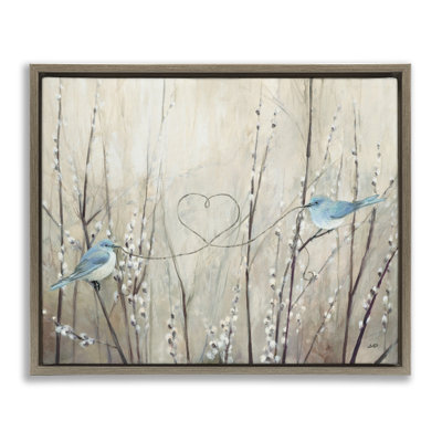 Love Birds with Heart Shape