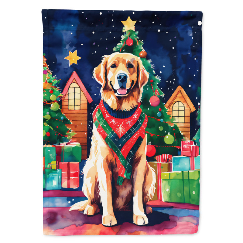 Double Sided Polyester Christmas, 40'' H x 28'' W