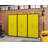 Eiffel 35" Modern Garage Storage Cabinet Set with Adjustable Shelves in Yellow-1537248342