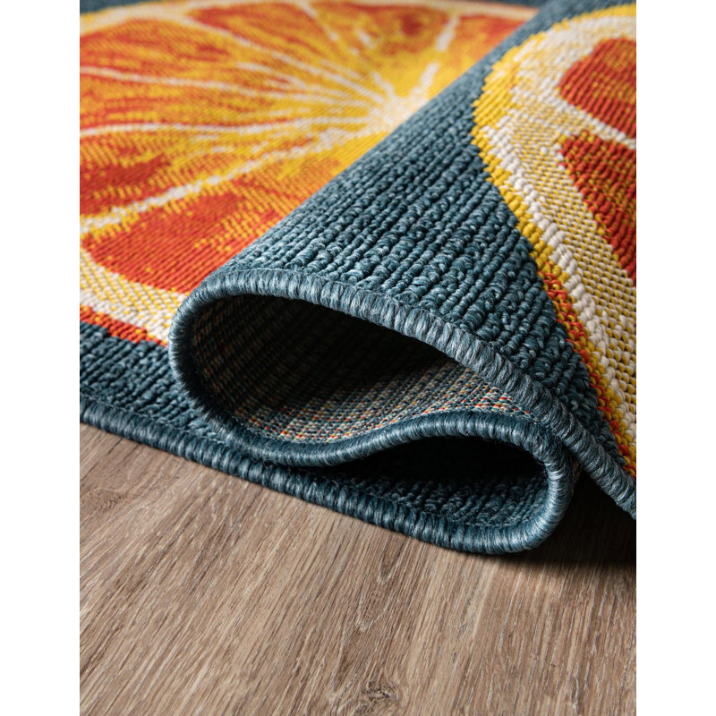  Outdoor Modern Rug, Runner 2' x 6'1"
