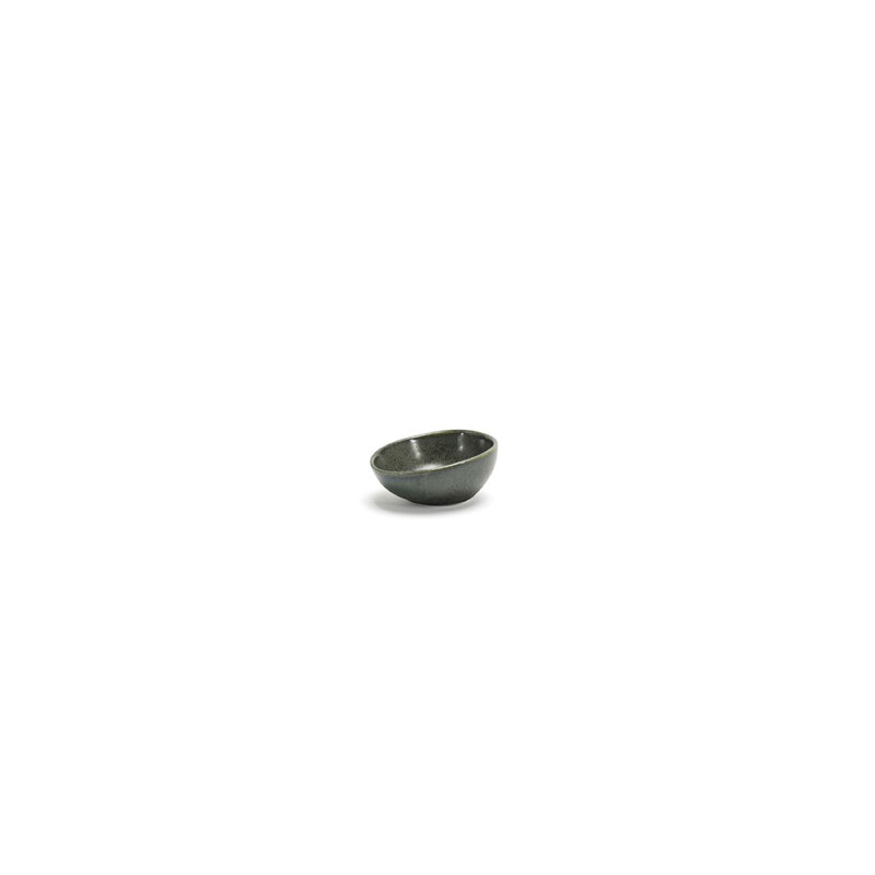 Front Of The House Kiln Porcelain Condiment Server, Sage