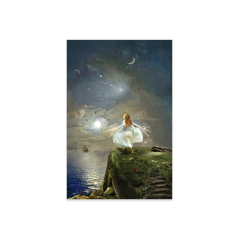 Où que vous soyez, impression sur verre acrylique, H 32 po x l 24 po x P 0,25 po