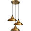 3 - Light Satin Nickel Cone Pendant-2057021088
