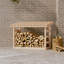 Firewood Rack 108x64.5x78 cm Solid Wood Pine-92590411