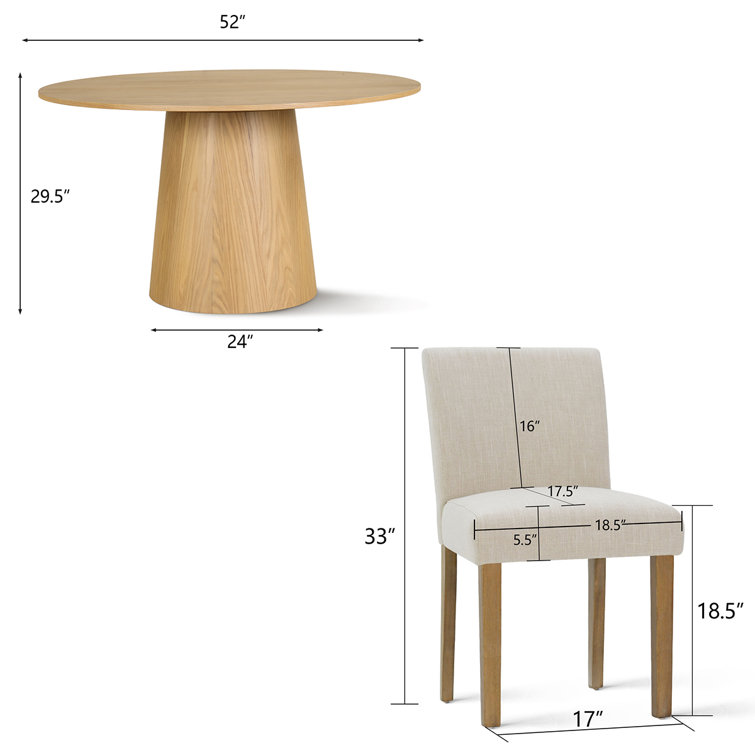 Westcliffe 6 - Piece Pedestal Dining Set