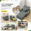 Emma-Leigh 1 Seater Fabric Accent Chairs Bed-307687992