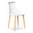 Modholic Spindle Dining Chair, White (Set Of 2)