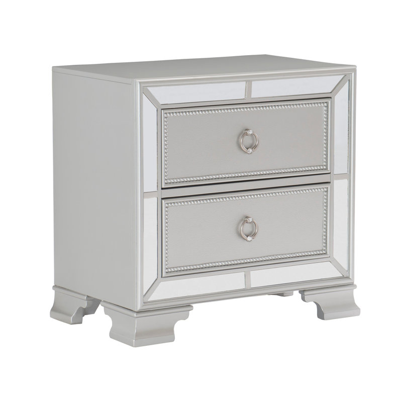 Table de chevet 2 tiroirs Blandford