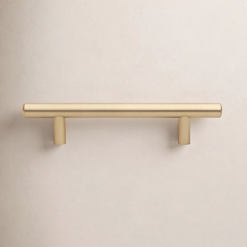Roman Bar Pull, Satin Gold, 3 3/4"