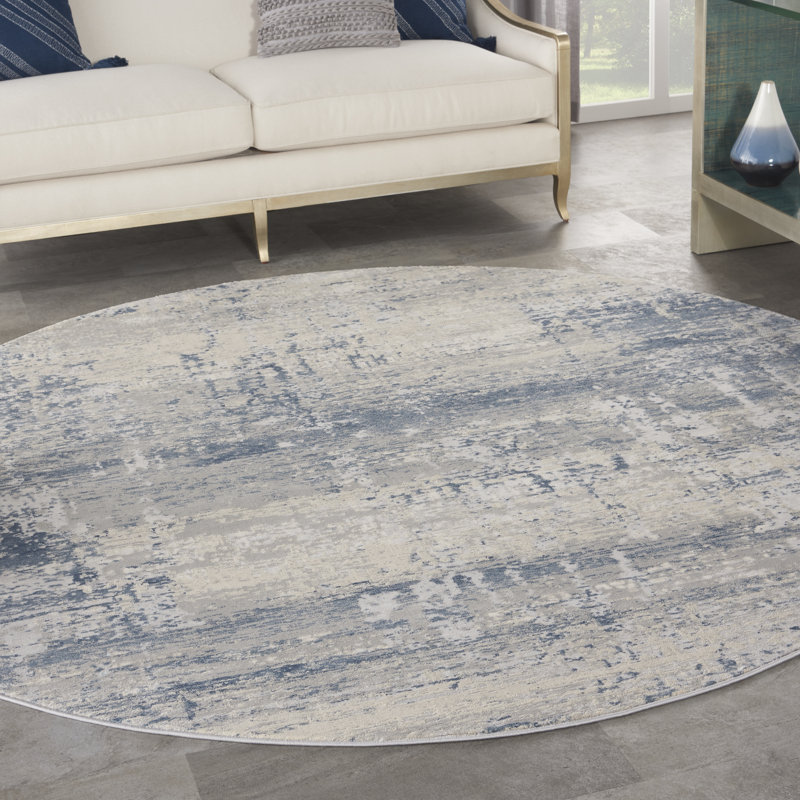RUSTIC TEXTURES - Area Rug, Round 5'3"