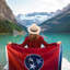 Drapeau de l'État du Tennessee brodé 36 po x H 60 po Anley EverStrong Series
