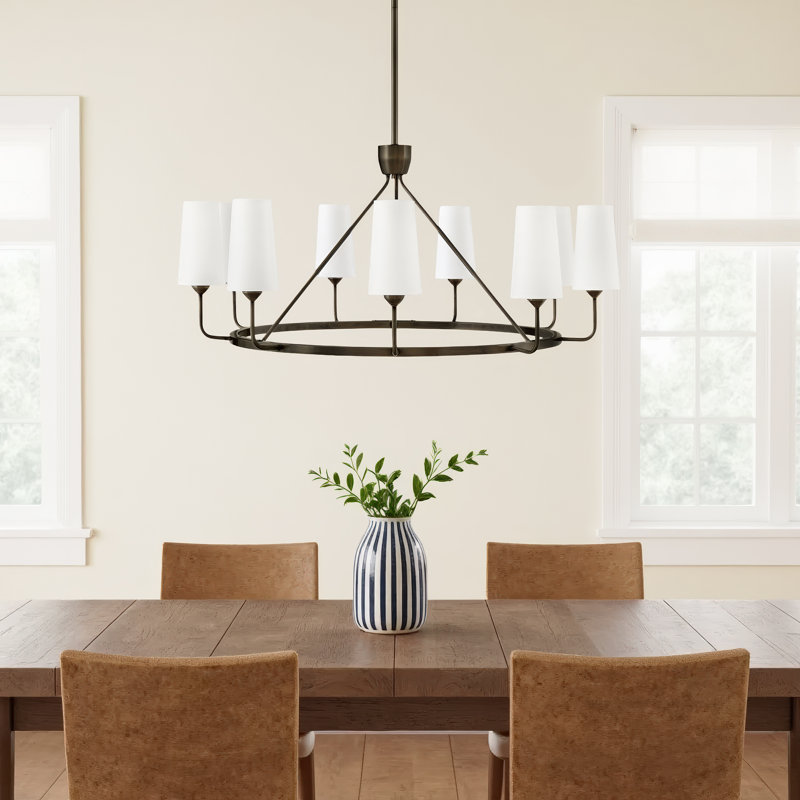 Ardea 9 - Light Dimmable Chandelier, Black Oxide