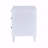 Two-Tone Finish Bedroom Nightstand With 3-Drawers